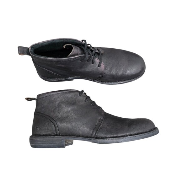 Andrew Marc Mens Chukka Boots Black Leather Lace-Up Ankle Boot US Size 11 EUC main image 10